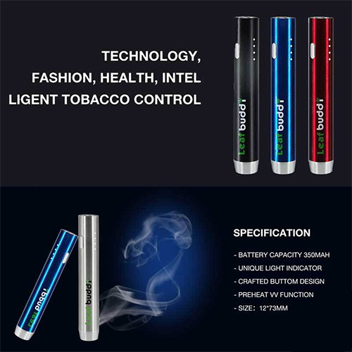 Leaf Buddi F1 Pass Through VV 350mAh Cartridge Battery w/ Charging Cable