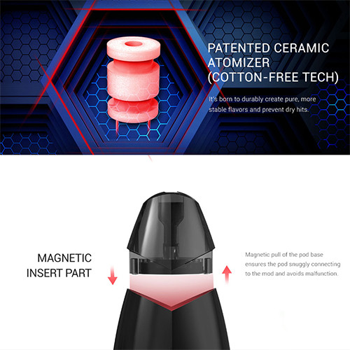Vaptio ET Auto Refillable 1.5mL Replacement Pods *Pack of 3* Vaptio ET Auto Refillable 1.5mL Replacement Pods *Pack of 3*