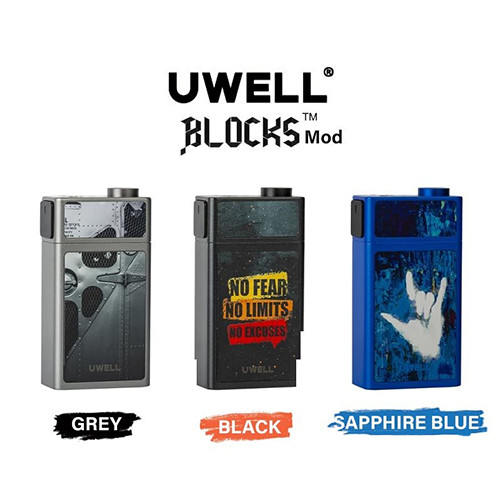 Uwell Blocks 90w TC Single Battery Squonk Box Mod Uwell Blocks 90w TC Single Battery Squonk Box Mod