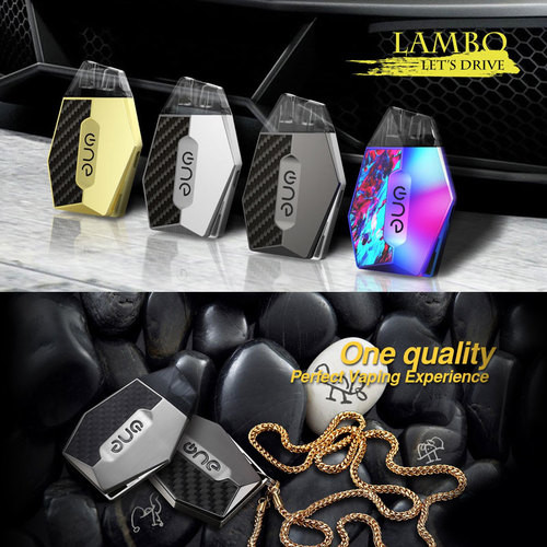 One Vape Lambo VV Pod System 350mAh Kit w/ 2 Replacement 2mL Pods One Vape Lambo VV Pod System 350mAh Kit w/ 2 Replacement 2mL Pods