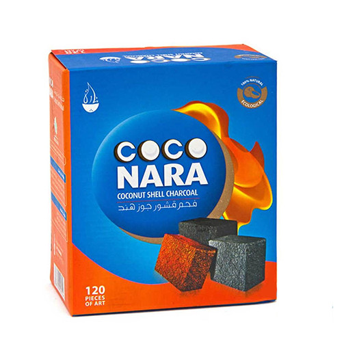Coco Nara Coconut Charcoal *Box of 120 Flats* Coco Nara Coconut Charcoal *Box of 120 Flats*