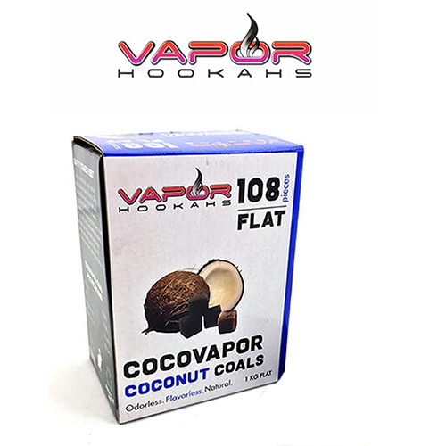 Vapor Hookahs Cocovapor Coconut Coals *1KG Box of 108 Flats* Vapor Hookahs Cocovapor Coconut Coals *1KG Box of 108 Flats*