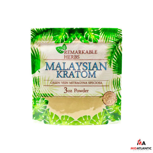 Remarkable Herbs Kratom Powder 3oz. Bag