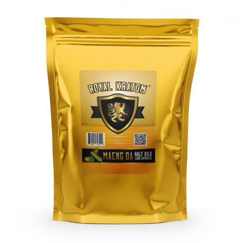 Royal Kratom Gold Kratom Capsules *1000ct Half Kilo Bag*
