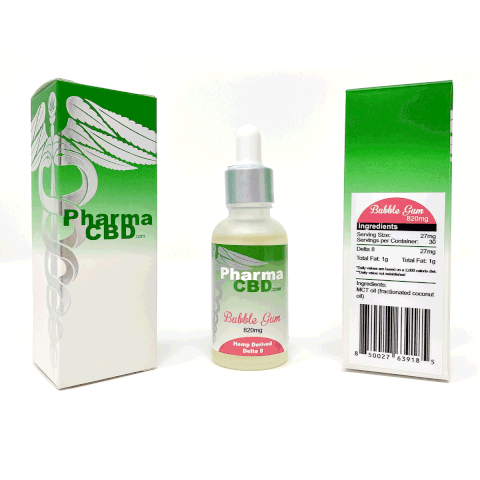 Pharma CBD Delta 8 1210mg Tincture