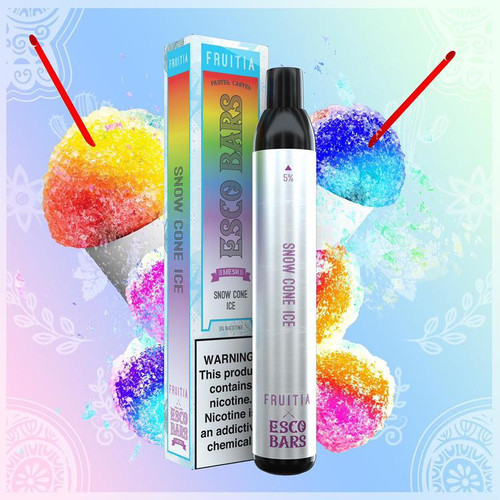 Esco Bars x Fruitia 2500 Puffs 50mg 6mL Disposable *Display of 10*