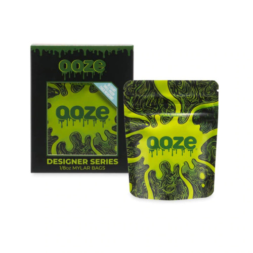 Ooze Graphic Mylar Bags (Assorted Sizes / 10 Bags Per Pack) *Display of 12 Packs*