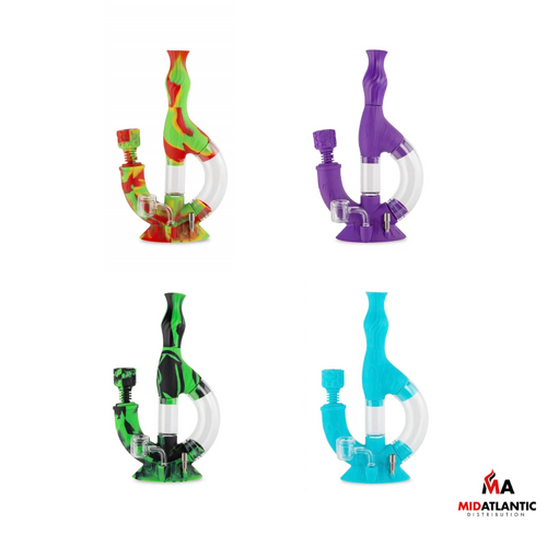 Ooze Echo Water Pipe & Nectar Collector Kit