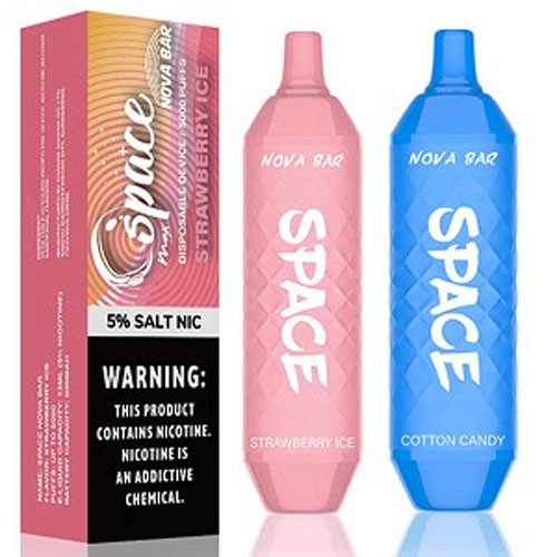 Space Max Nova Bar 5000 Puffs 50mg Rechargeable 13mL Disposable Space Max Nova Bar 5000 Puffs 50mg Rechargeable 13mL Disposable