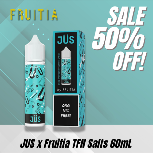 JUS x Fruitia TFN E-Liquid 60mL JUS x Fruitia TFN E-Liquid 60mL