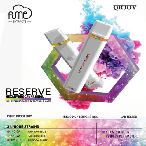 FUME EXTRACTS Reserve HHC 1g Disposables *Display of 5*