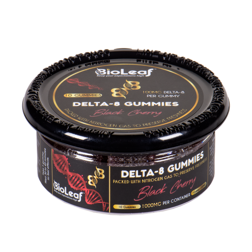 BioLeaf Delta 8 100mg 10ct Gummies *Single Jar of 1000mg*