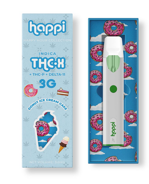 Happi THC-X 3g Disposables *Display of 10*