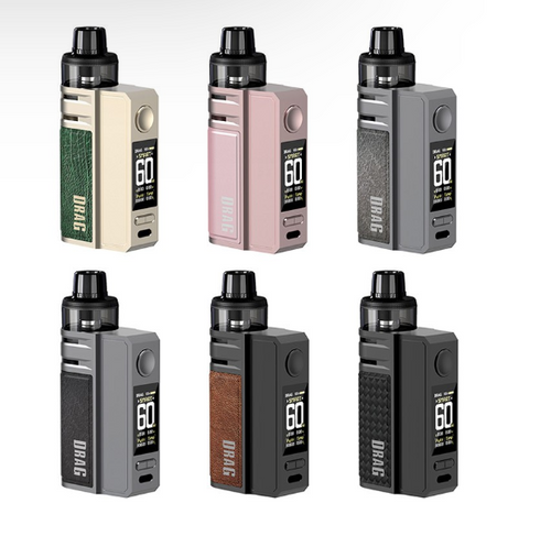 VooPoo DRAG E60 Kit w/ 1 Empty 4.5mL PnP Pod II & 2 Coils VooPoo DRAG E60 Kit w/ 1 Empty 4.5mL PnP Pod II & 2 Coils
