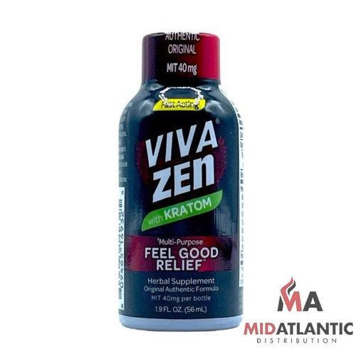 VIVAZEN Original Extract 56mL Kratom Shots *Display of 12*