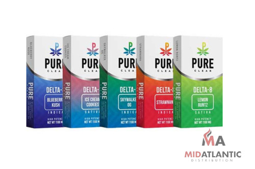 Pure Clear 1100mg Delta 8 Cartridges *Display of 10*