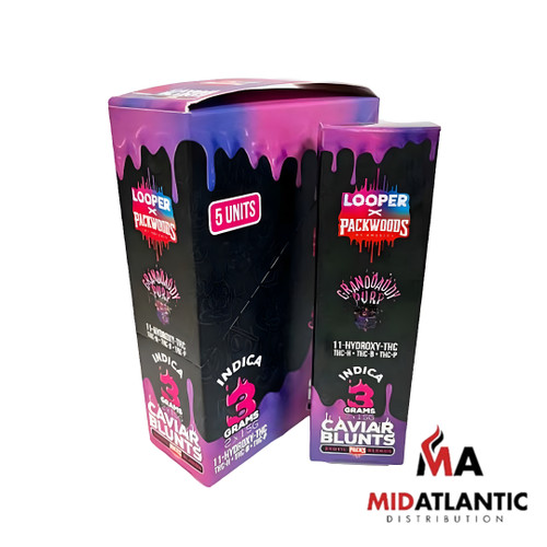 Looper x Packwoods Exotic Blend 3g Caviar Blunt *Display of 5*