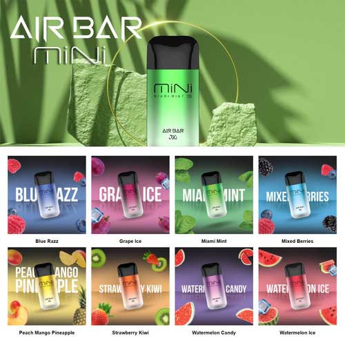 Air Bar MINI 2000 Puffs 50mg 5mL Disposable *Display of 10* Air Bar MINI 2000 Puffs 50mg 5mL Disposable *Display of 10*