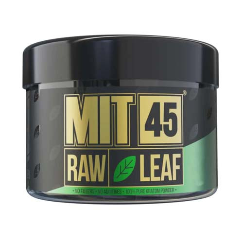 MIT45 Raw Leaf Kratom Powder *125g Jar*