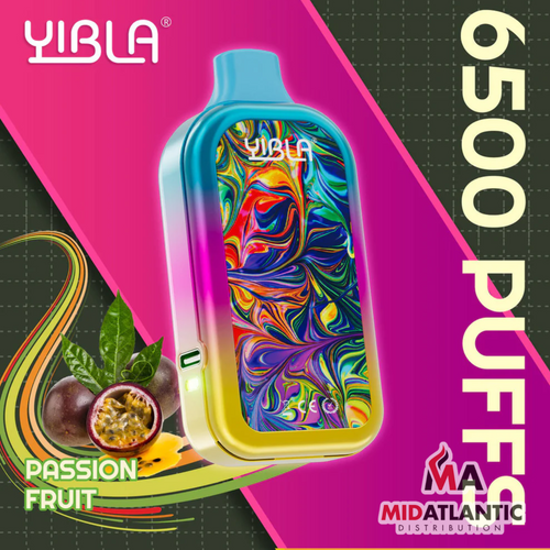Yibla 6500 Puffs 50mg Rechargeable 18mL Disposables *Display of 10*