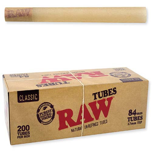 Raw 84mm/17mm Cigarette Tubes *200ct Box*