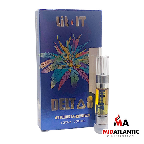 Lit It 1000mg Delta 8 1g Cartridges *Display of 10*