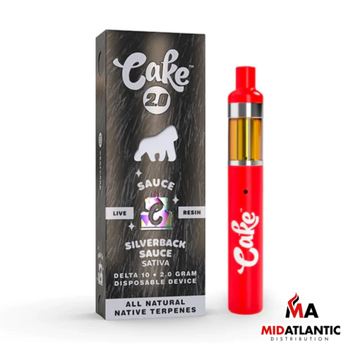 Cake Sauce Series Delta 10 Live Resin 2g Disposables *Display of 5*