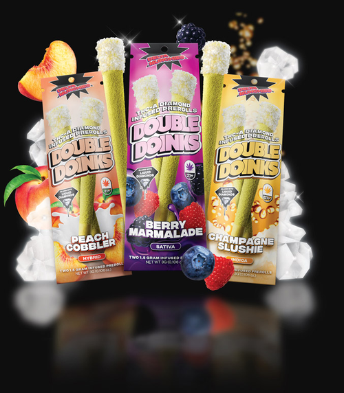 Delta Munchies THC-A Double Doinks 1.5g Preroll 2ct Pouches *Display of 5*