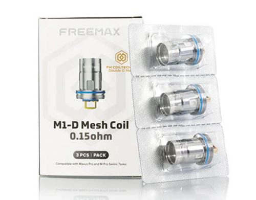Freemax M1-D Mesh Replacement Coils *Pack of 3* Freemax M1-D Mesh Replacement Coils *Pack of 3*
