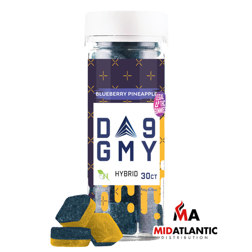 AGFN A Gift From Nature Delta 9 Sativa + Indica Hybrid Series Gummies *Jar of 30*