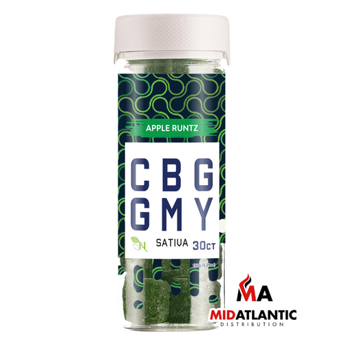 AGFN A Gift From Nature CBG Sativa Blend Gummies *Jar of 30*