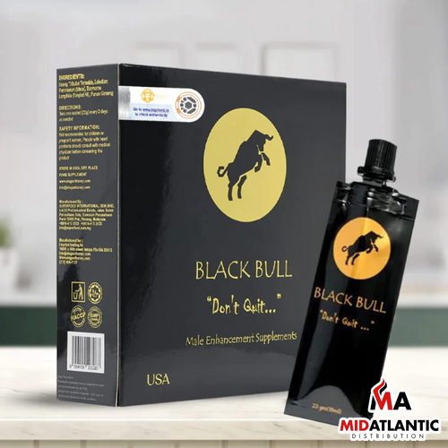 Black Bull Honey Male Enhancement Supplements *Display of 12 Packs*