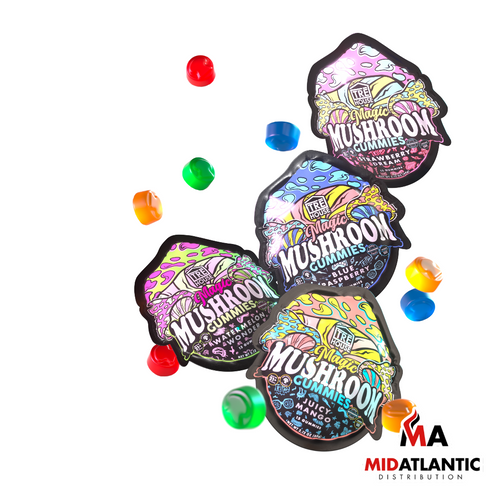 Tre House Magic Mushroom Gummies (15 Gummies Per Pouch) *Display of 10*