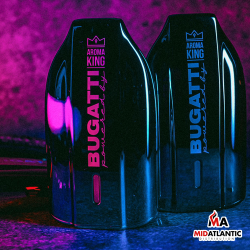 Aroma King Powered by Bugatti Spaceship 7000 Puffs 50mg 15mL Disposables *Display of 10*