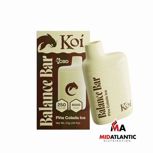 Koi Balance Bar 250mg CBD 6000 Puffs 12mL Disposables *Display of 10*