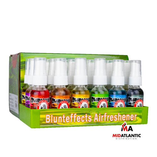 Blunteffects 1oz. Spray Air-Fresheners (Assorted Scents) *Display of 18 Bottles* Blunteffects 1oz. Spray Air-Fresheners (Assorted Scents) *Display of 18 Bottles*