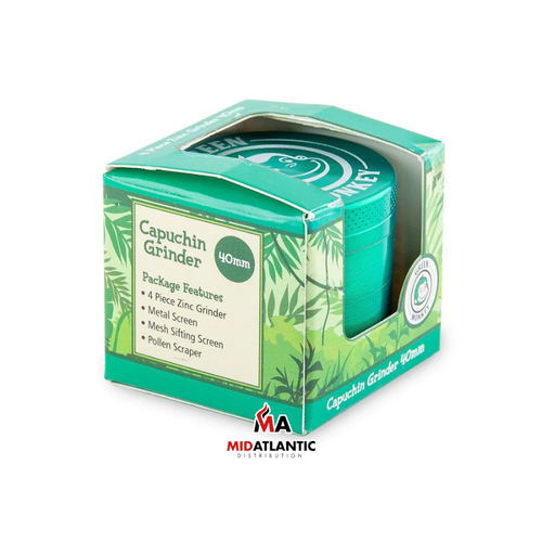 Green Monkey 40mm Capuchin 4 Part Grinder *Sold as Singles* 