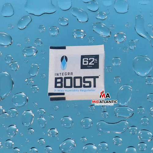 Integra Boost 62% RH Individually Over-Wrapped 2-Way Humidity Pack *Sold as Singles*
