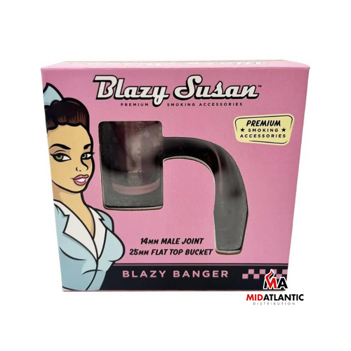 Blazy Susan Step & Repeat Designed 14mm Male Quartz Banger *Sold As Singles*