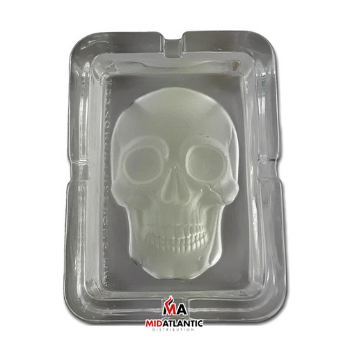 Glow In The Dark Skull Ashtray - Skull
