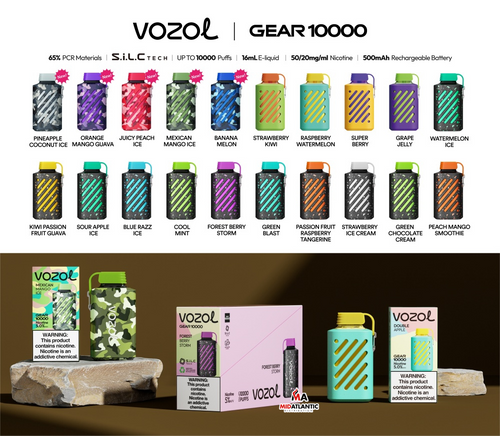 Vozol Gear 10,000 Puffs 50mg Vozol Gear 10,000 Puffs 50mg