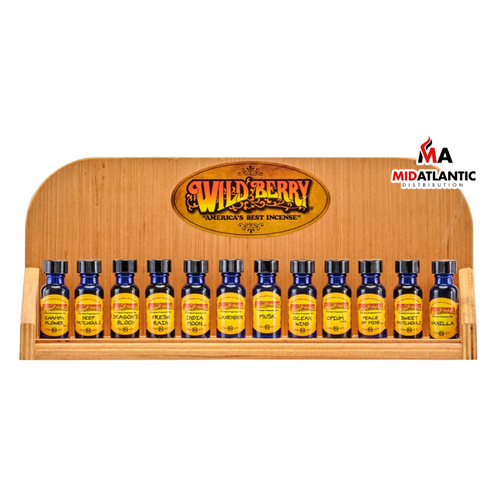 Wild Berry Fragrance Oil Starter Kit Display (Fully Stocked w/ 12 Scents)