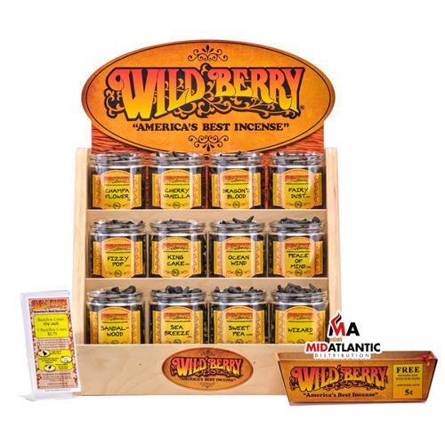 Wild Berry Bulk Cone Starter Kit Display (Fully Stocked w/ 12 Scents)