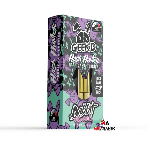 Geek'D Extracts 20x THCA .5g Dab Cartridges *Display of 6* - Hash Hunter (Tropicana Cookies Derived / Sativa)