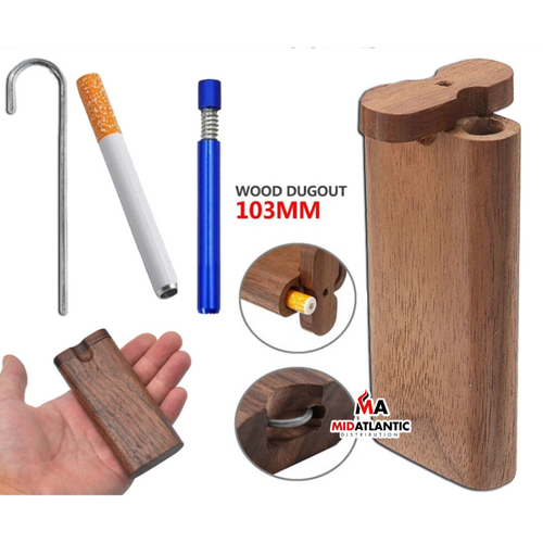 Wood Dugout w/ Metal Bat (Assorted Designs) 