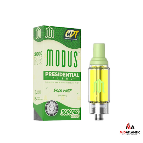 Modus Presidential THCA + CDT Blend 3g Cartridges *Display of 5* - Dole Whip (Hybrid)