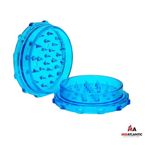 Acrylic 2 Part 21mm Grinders [GRP122] *Pack of 10* - Blue