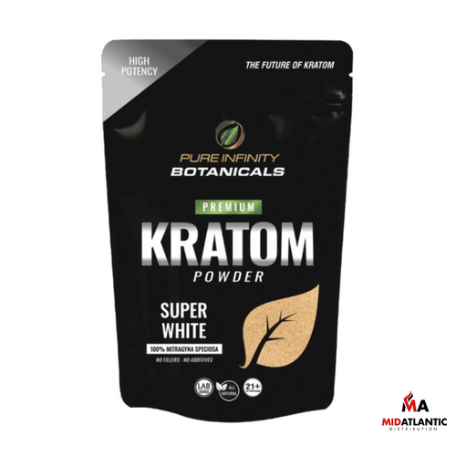 Pure Infinity Botanicals Kratom Powder *4oz. Per Bag* - Super White