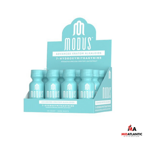 Modus Advanced Kratom Alkaloids 7-Hydroxymitragynine 30mg Shots *Display of 12*