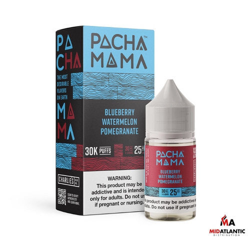 Pacha Plus + Salts 30mL - Blueberry Watermelon Pomegranate Pacha Plus + Salts 30mL - Blueberry Watermelon Pomegranate